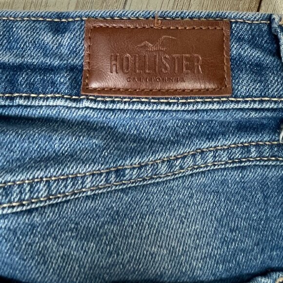 HOLLISTER Women’s Juniors 3 / 26 High-Rise Vintage Stretch Destroyed Mini Skirt - Picture 4 of 4